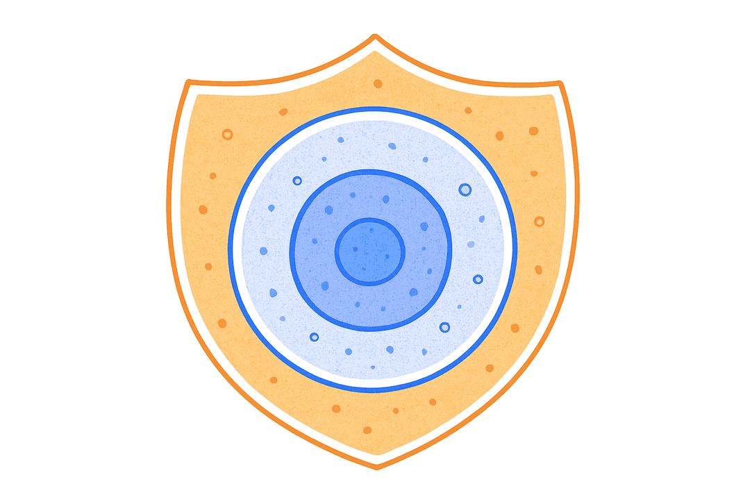 Membraned Orange Circles Graphic